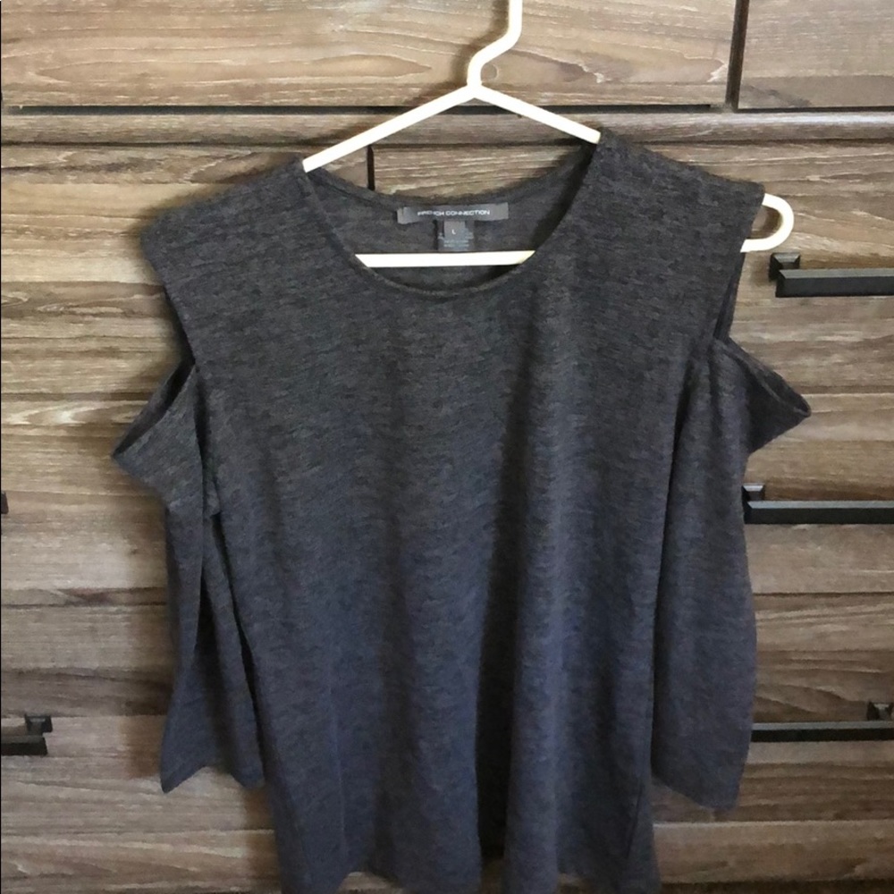 French Connection open shoulders top